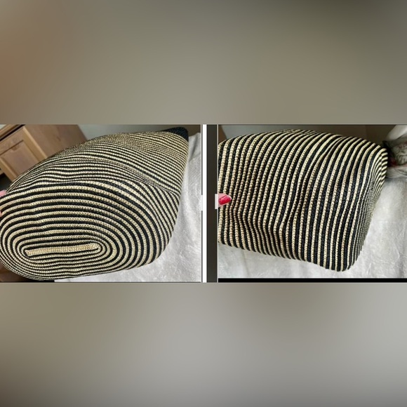 Amiani (AS IS) NWT large black/gold tote retail $200 purse - Picture 8 of 17